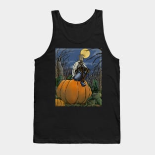 Jack Straws Pumpkin Sitting Tank Top